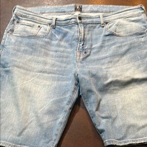 Light Blue Denim Shorts